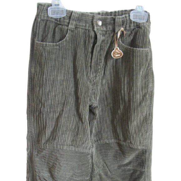 --- Unbranded Green Cords Corduroy Pants Adjustable Waist 8 - Picture 1 of 3